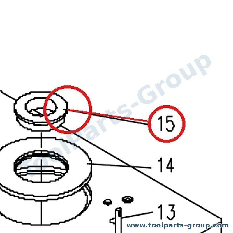 JET JWS34-15TIE – Ersatzteil – Einsatz Tisch ,65ID) für JWS-34LX, 118OD, JWS34KX