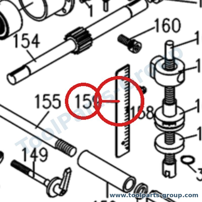 JET LA-118E – Ersatzteil – Micro Meter Skala Metric für JVM-836VS, 836VS
