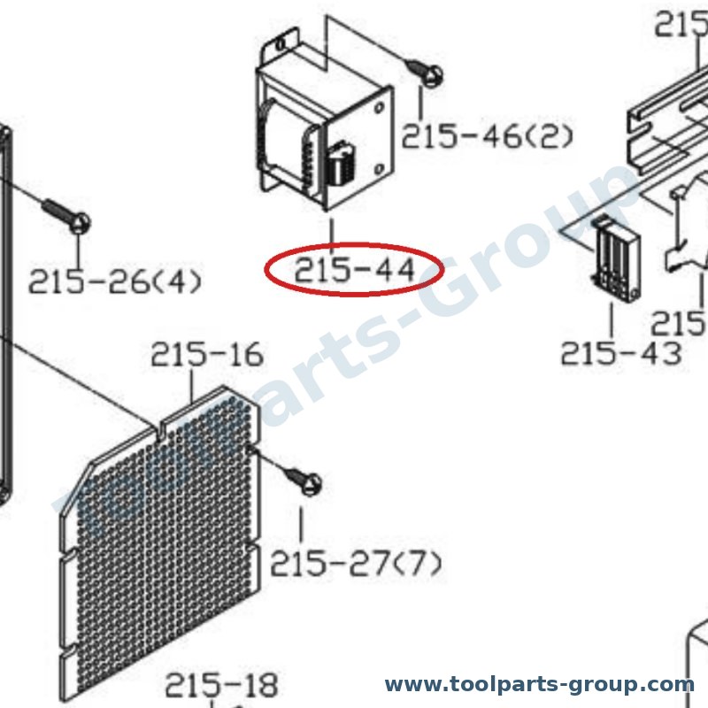 JET MBS708CS-215-44 – Ersatzteil – Transformator 24V - 230/400V für MBS-708CS