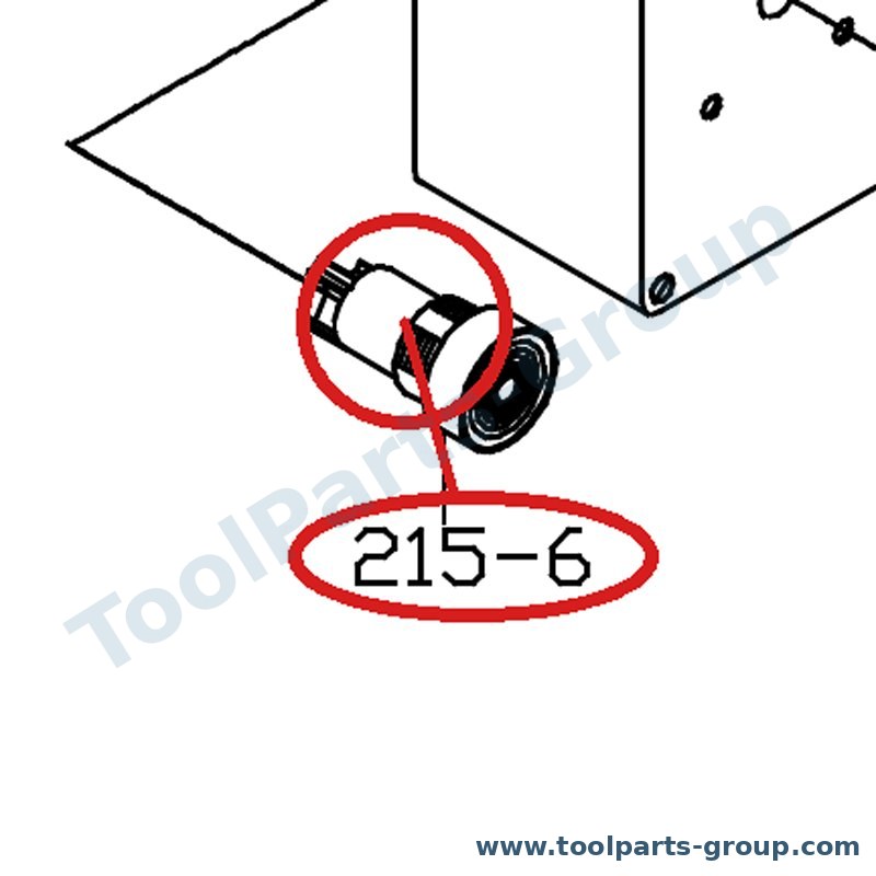 JET MBS708CS-215-6 – Ersatzteil – Power Indicator Light 3215-6 für MBS-708CS, 708CS, MBS-910CS, 910CS