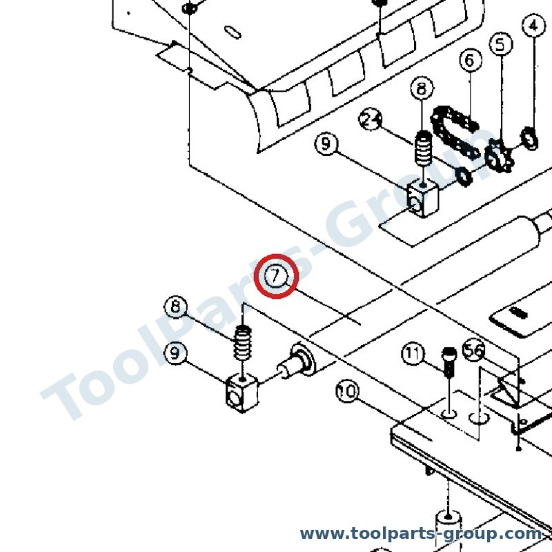 JET MHA-C02 – Ersatzteil – Vorschub Rolle für JPM-13CSX, JPM-13