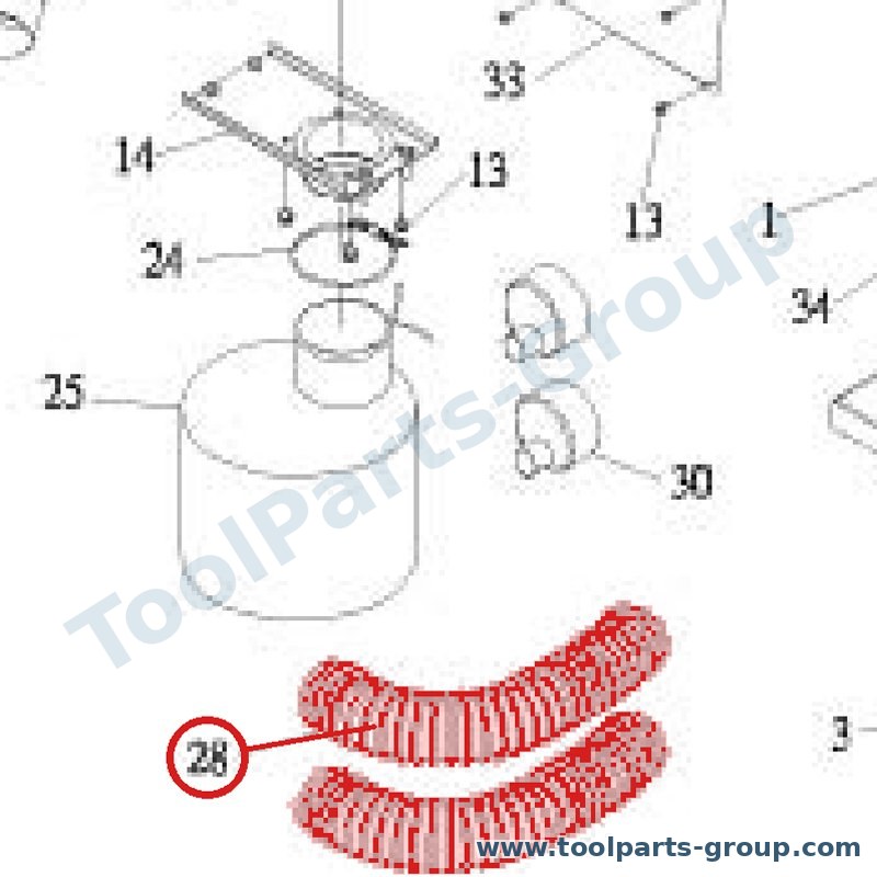 PROMAC PM-210703 – Ersatzteil – Aluminum Ext. Rohr 4 für 300X