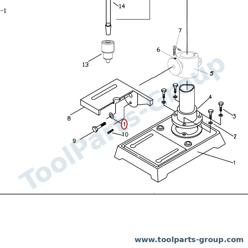 PROMAC PM-211001 – Ersatzteil – Grundkörper Pos. 1 für 211Z