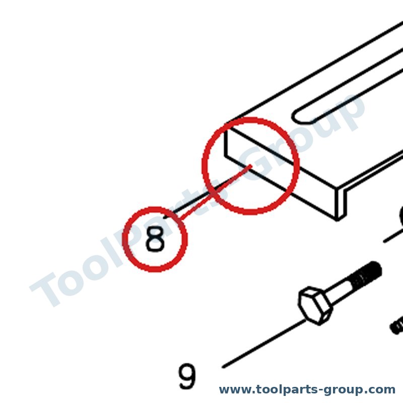 PROMAC PM-211008 – Ersatzteil – Tisch Pos. 8 für 211Z