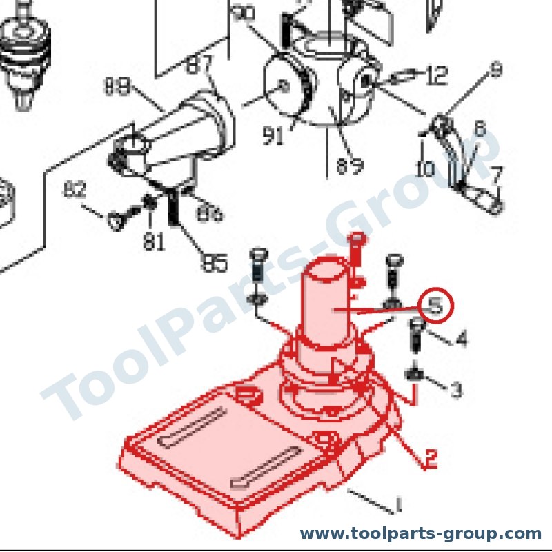 PROMAC PM-212005 – Ersatzteil – Column Pos. 85 für 212, 212Z