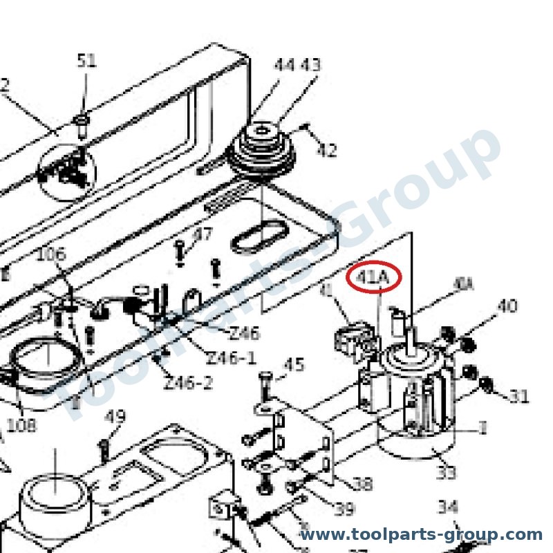 PROMAC PM-212041C – Ersatzteil – Gasket Pos. 41A 212 für 212Z