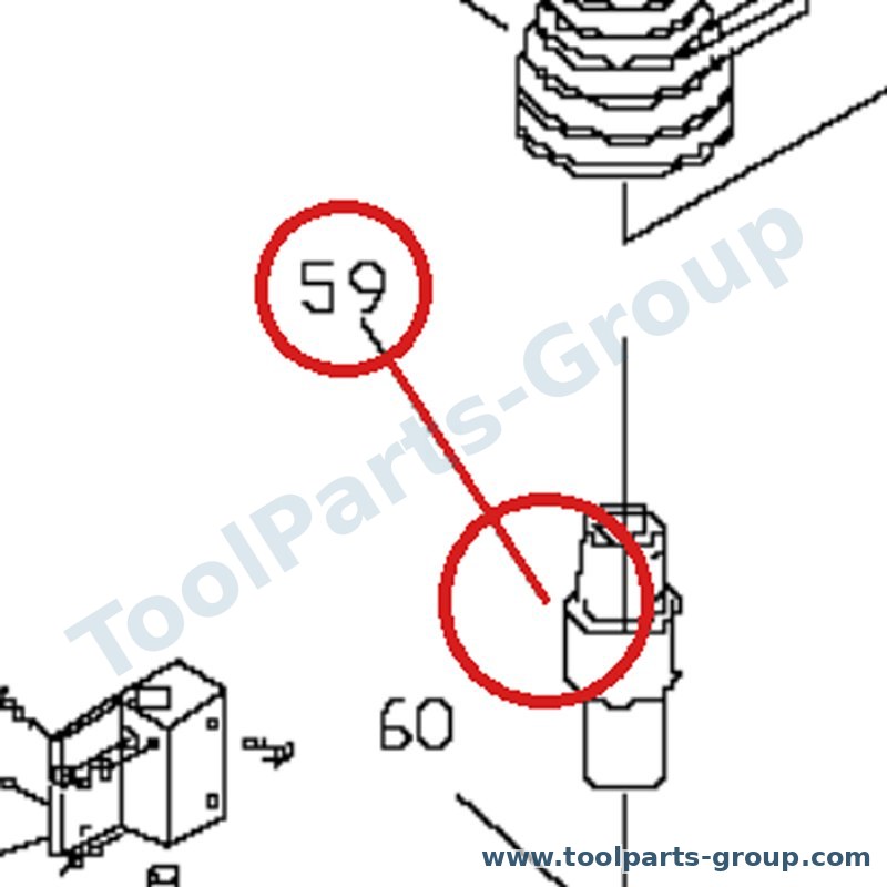 PROMAC PM-212059 – Ersatzteil – Antrieb Bandsaw Blader Hülse für 212, 212Z