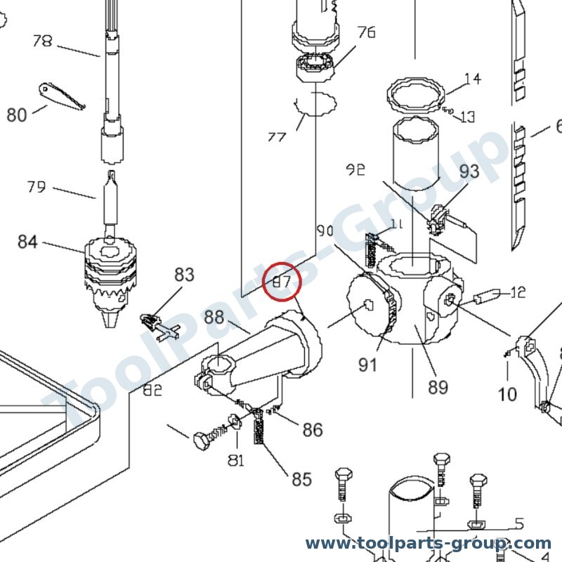 PROMAC PM-212087 – Ersatzteil – Zero Mark Pos. 87 212/Z für 212Z, JDP-212