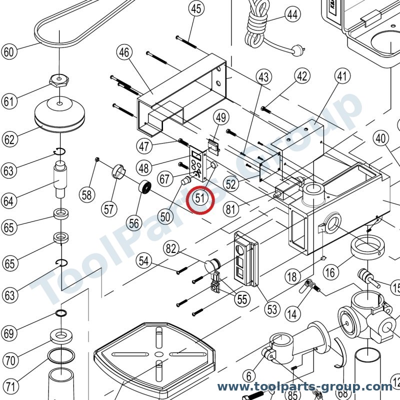 PROMAC PM-212V051 – Ersatzteil – Speed Controller Pos. 51 für 212VLB