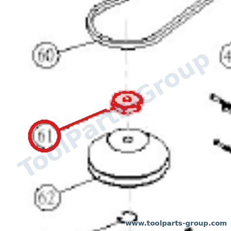 PROMAC PM-212V061 – Ersatzteil – Mutter für 212V