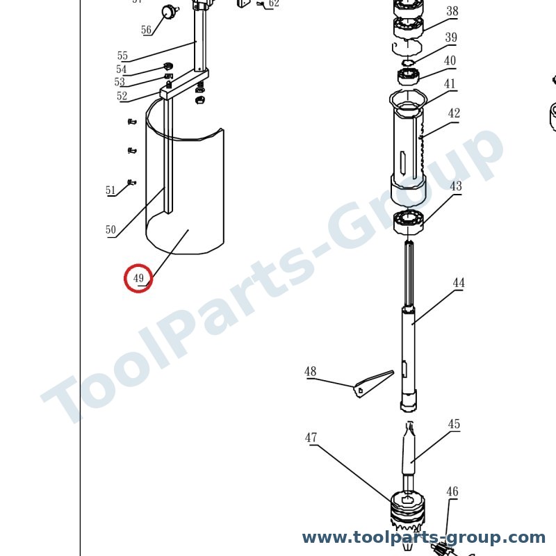 PROMAC PM-213049 – Ersatzteil – Protection für 213A