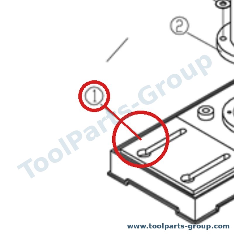 PROMAC PM-213201 – Ersatzteil – Flansch Pos. 2 für 213A