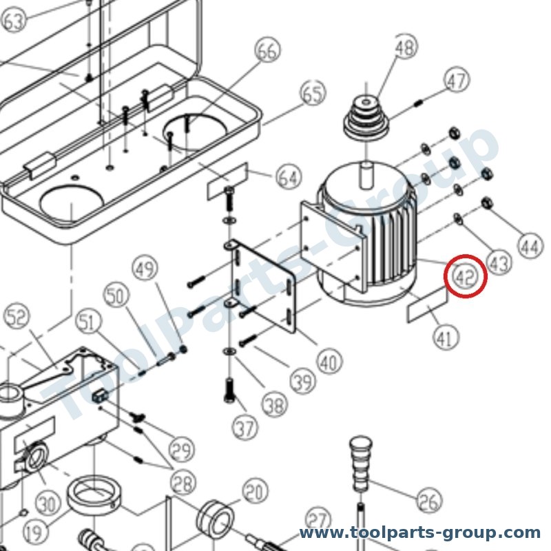 PROMAC PM-213242 – Ersatzteil – Motor Pos. 42 für 213A