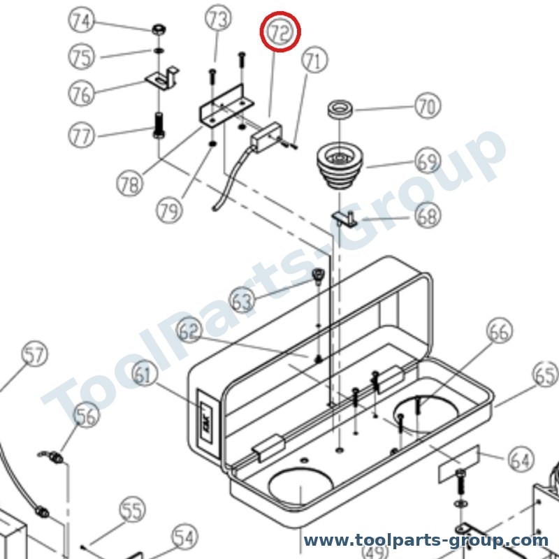 PROMAC PM-213272 – Ersatzteil – Mikroschalter Pos. 72 für 213A