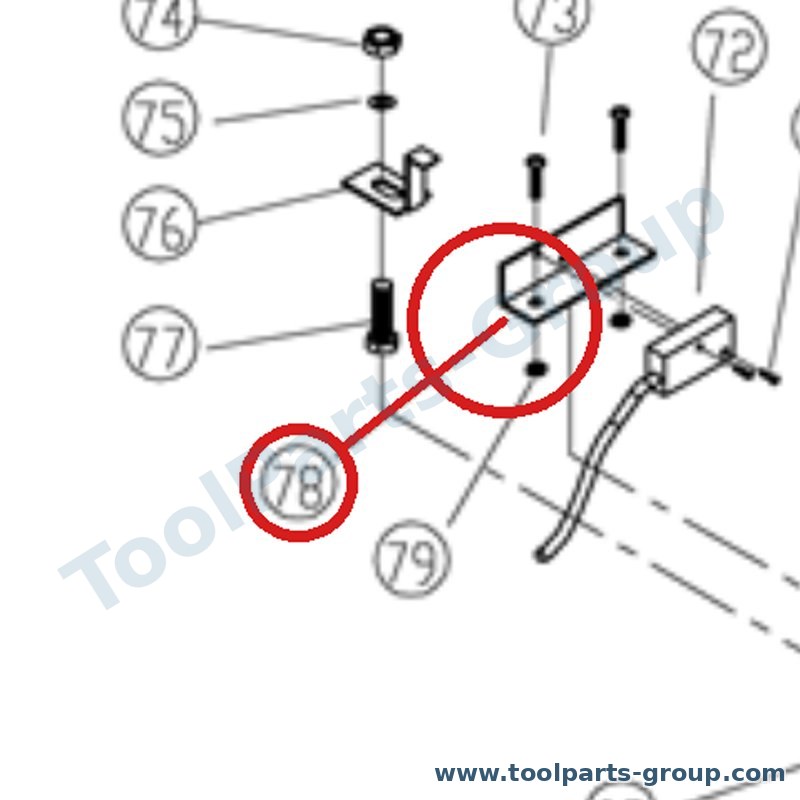 PROMAC PM-213278 – Ersatzteil – Platte Pos. 73 für 213A