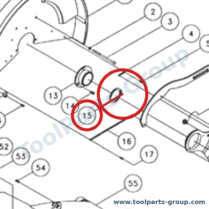 PROMAC PM-309015 – Ersatzteil – Retaining Ring Pos. 15 für 309C, JHC-355