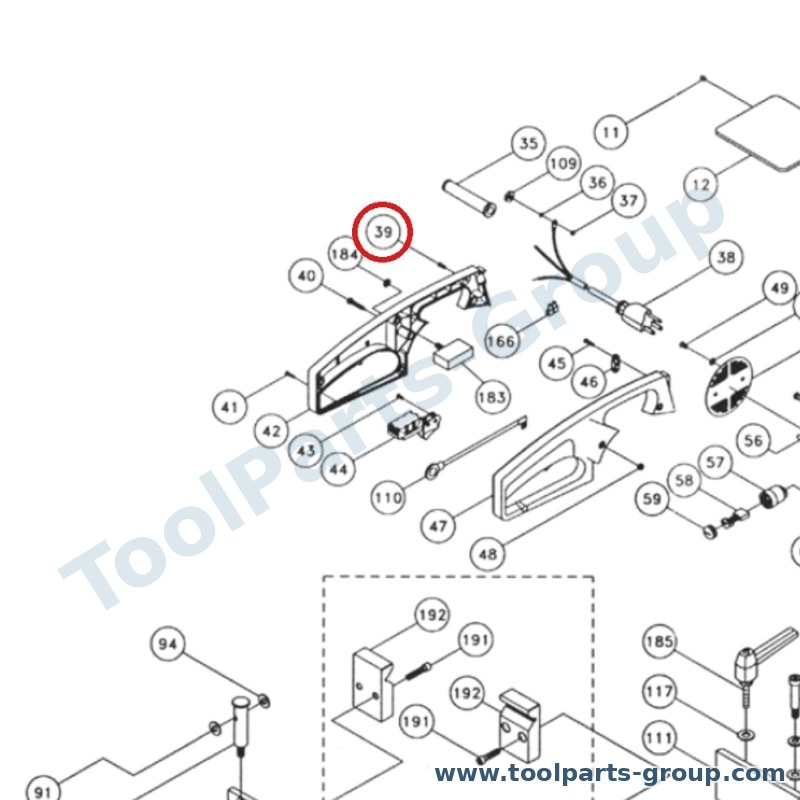 PROMAC PM-309039 – Ersatzteil – Schraube M4X16 Pos. 39 für 309C