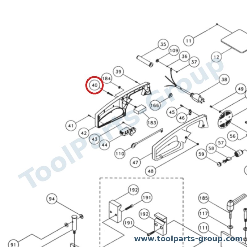 PROMAC PM-309040 – Ersatzteil – Schraube M5X30 Pos. 40 für 309C