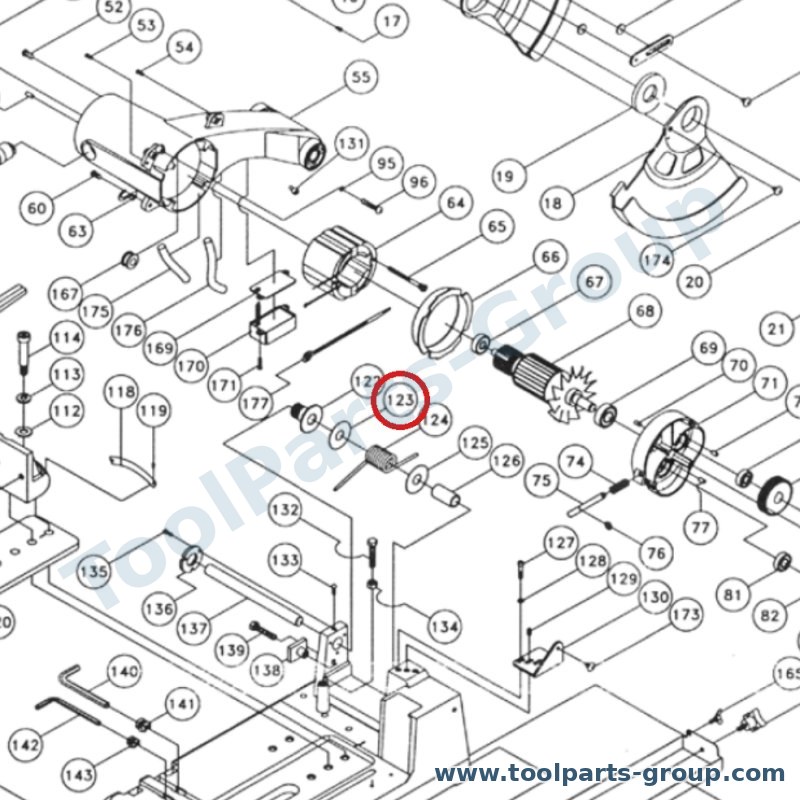 PROMAC PM-309123 – Ersatzteil – Unterlegscheibe für 309C