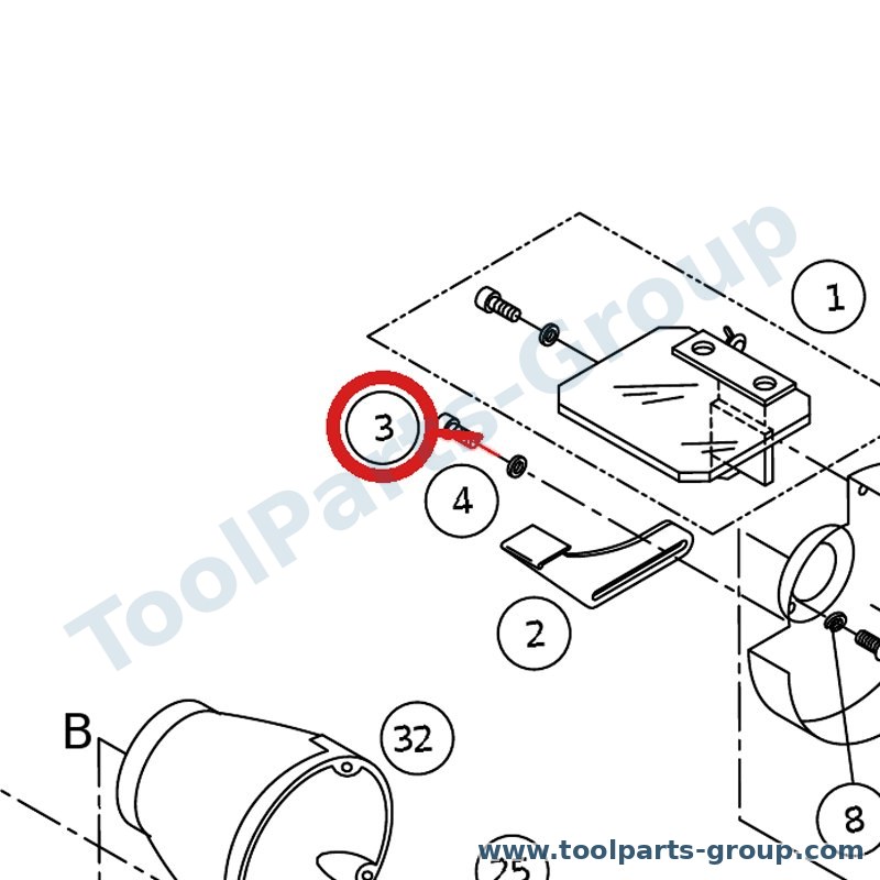 PROMAC PM-315099 – Ersatzteil – Schraube Pos. 3 für 315