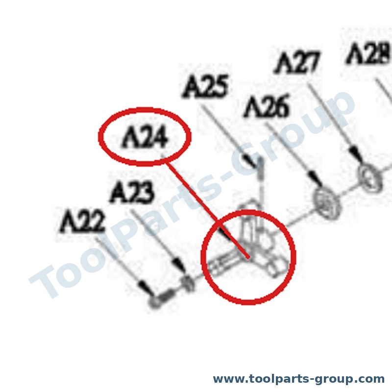 PROMAC PM-315611 – Ersatzteil – Griff Rad Pos. A11 für SY-315/L, 315