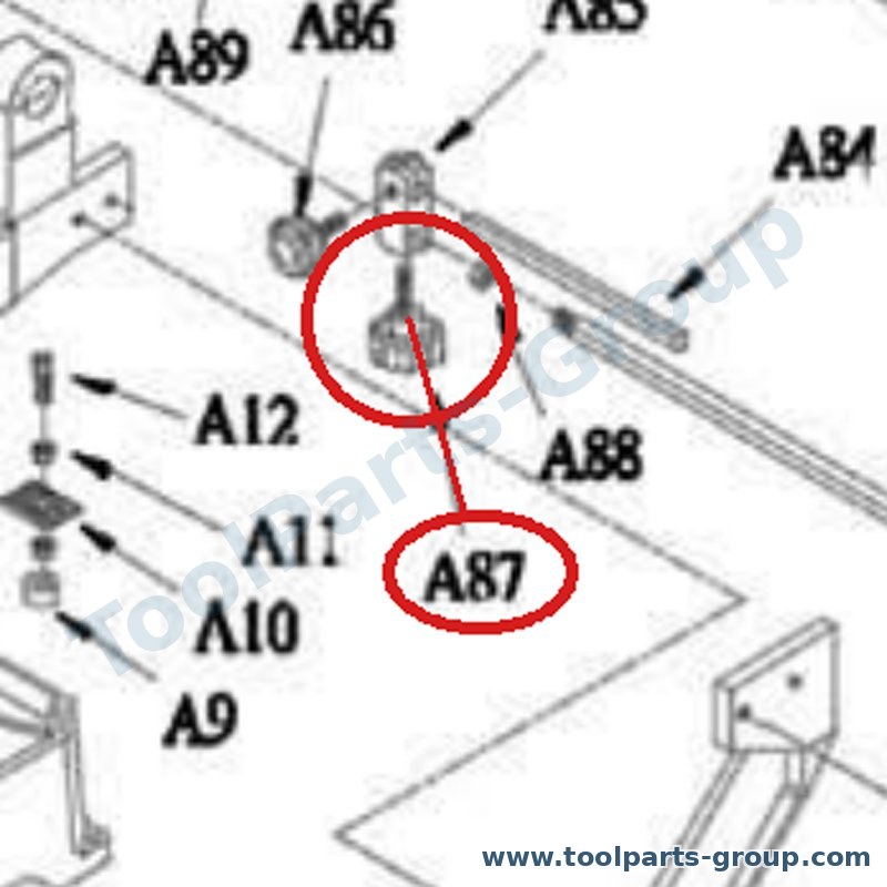 PROMAC PM-315684 – Ersatzteil – Adjuster Pos. A84 für SY315/L, 315