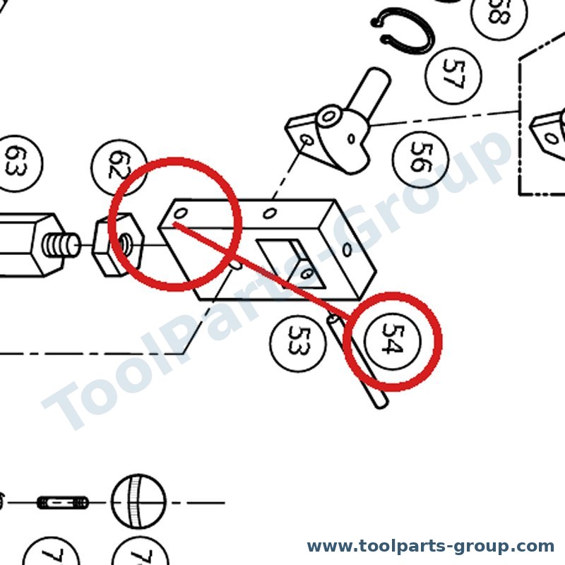 PROMAC PM-321044 – Ersatzteil – Stift Pos. 44 für 322BC, JMG-100