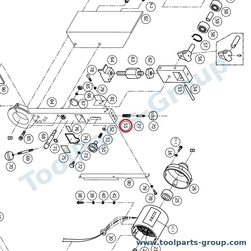 PROMAC PM-321202 – Ersatzteil – Feder Pos. 101 für 322BC, JMG-100