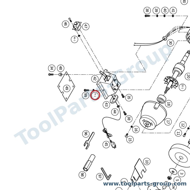 PROMAC PM-322409-1 – Ersatzteil – Scheibe für 322