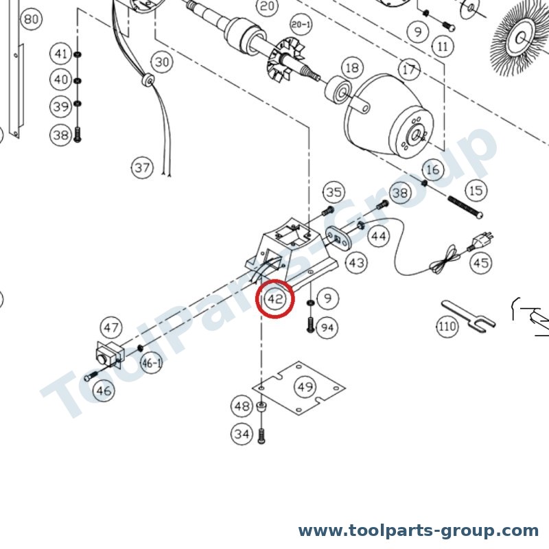 PROMAC PM-323042 – Ersatzteil – Promac Foot für 323BE