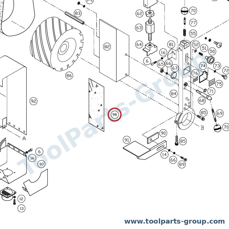 PROMAC PM-323097 – Ersatzteil – Protection für 323BE, 326BE