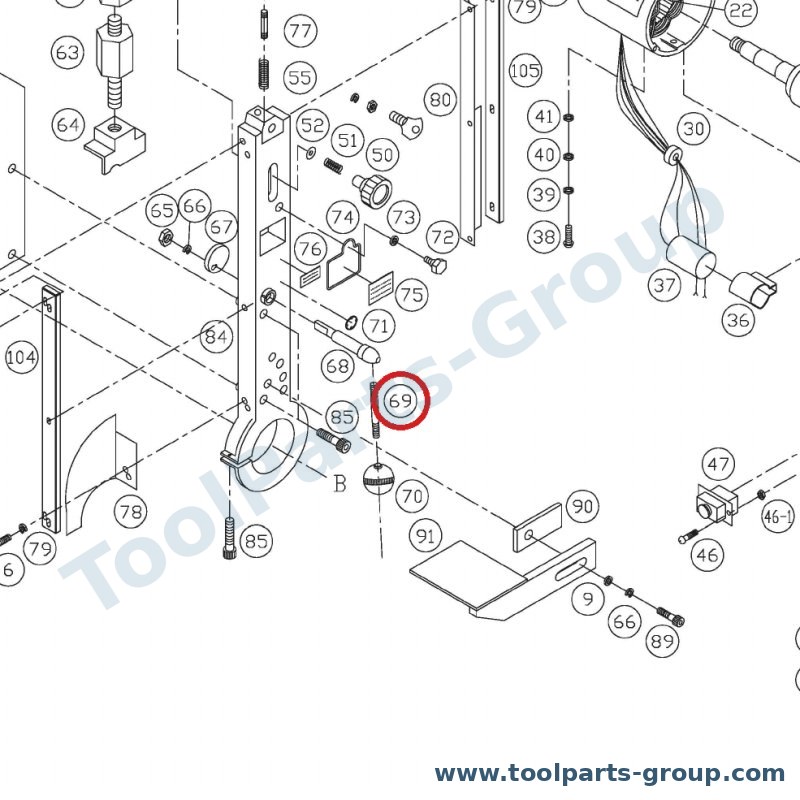 PROMAC PM-326469 – Ersatzteil – Promac Propeller Welle für 326BE, 326