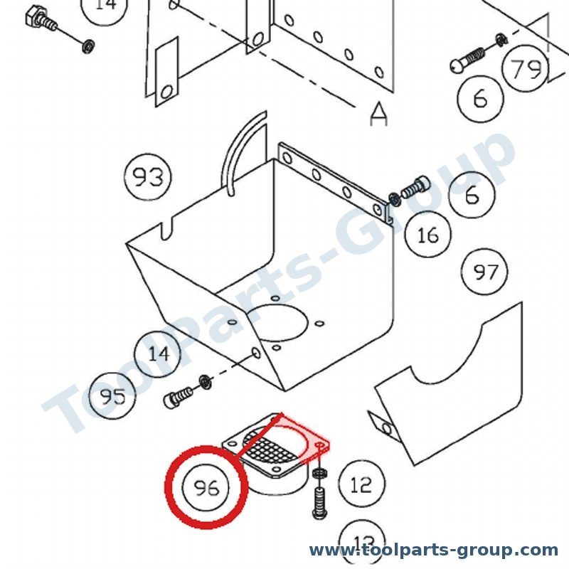PROMAC PM-326496 – Ersatzteil – 4 Chip Outlet für 326BE, 326