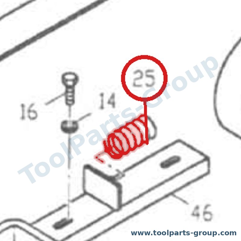 PROMAC PM-335025 – Ersatzteil – Feder für 335