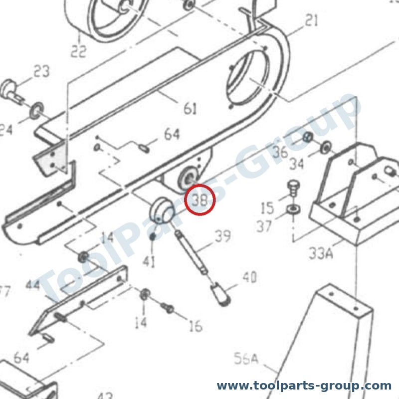 PROMAC PM-335038 – Ersatzteil – Griff Grundkörper für 335, 335C