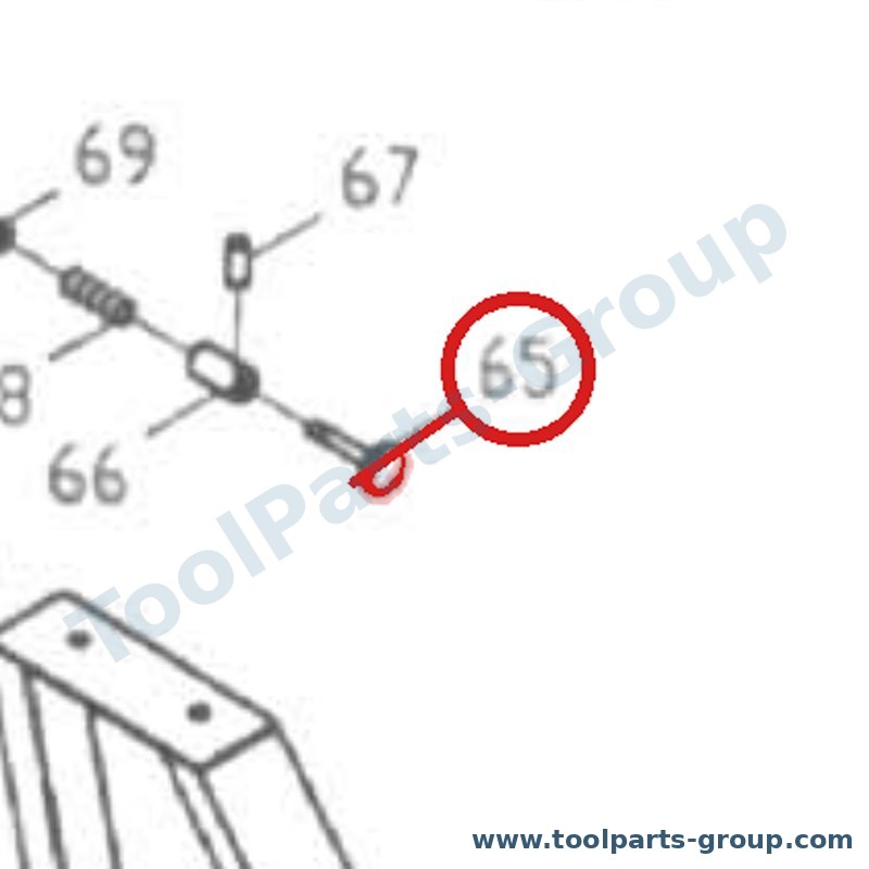 PROMAC PM-335065 – Ersatzteil – Feder/Scheibe/Collar/ Satz Stift/Ring für 335