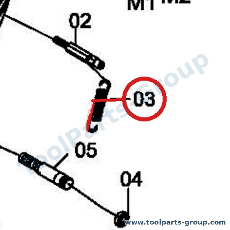PROMAC PM-351003 – Ersatzteil – Feder Pos. 3 für 351V