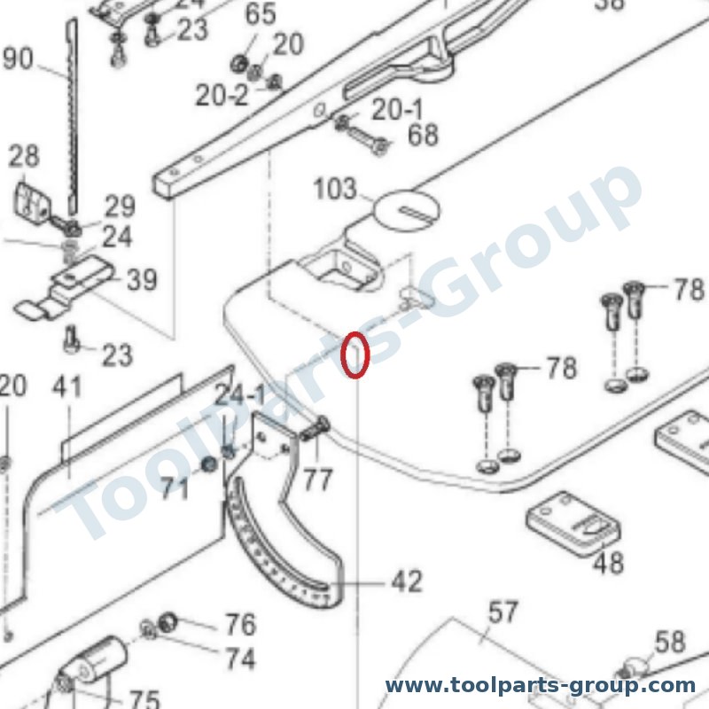 JET PM-354007 – Ersatzteil – Ring Pos. 7 für 354