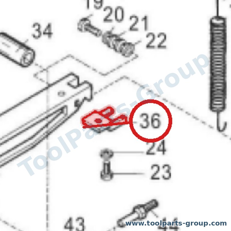 JET PM-354025 – Ersatzteil – Halter Pos. 25 für 354