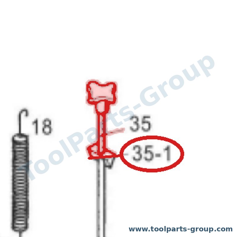 JET PM-354035-1 – Ersatzteil – Schraube Pos. 35-1 für 354