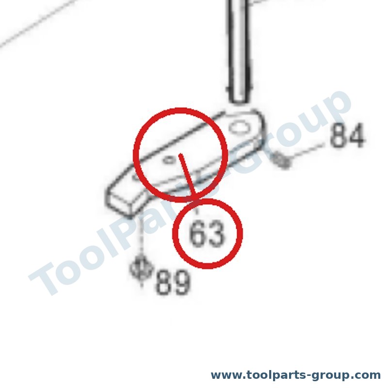 JET PM-354063 – Ersatzteil – Hold unten Pos. 63 für 354V