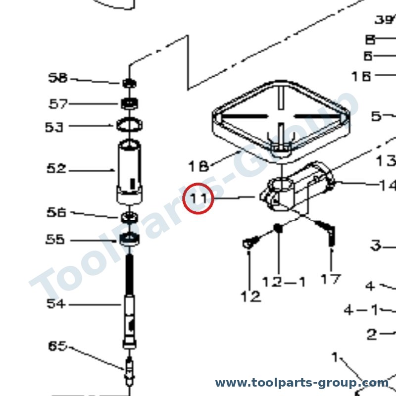 PROMAC PM-366011 – Ersatzteil – Tisch Arm Halterung für 366B, 366C