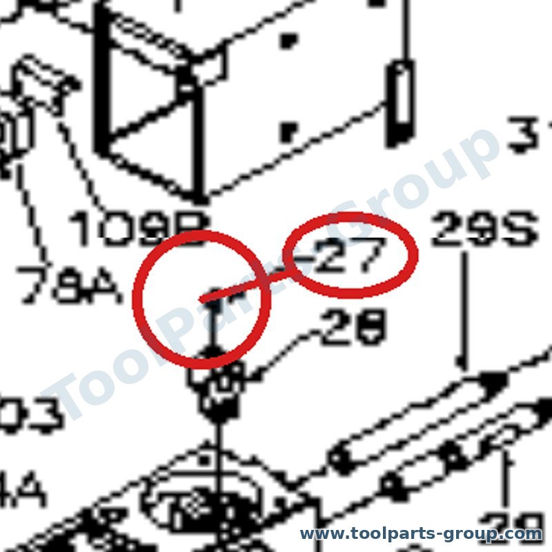 PROMAC PM-366027 – Ersatzteil – komplett Shifter Pos. 27+28+28-1 für 366B, 930E