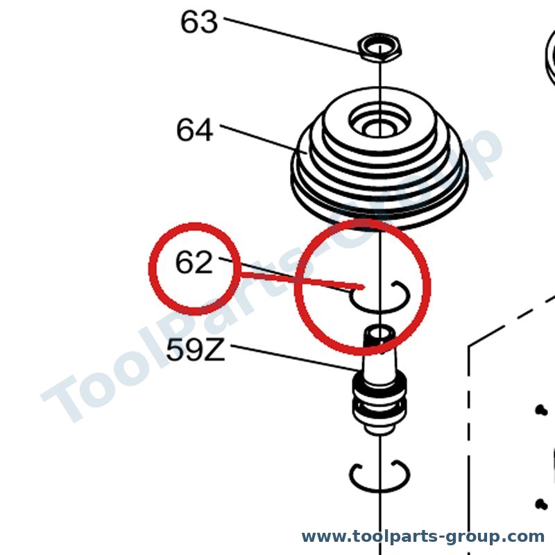 PROMAC PM-366062 – Ersatzteil – Snap Ring Pos. 62 für 366CA