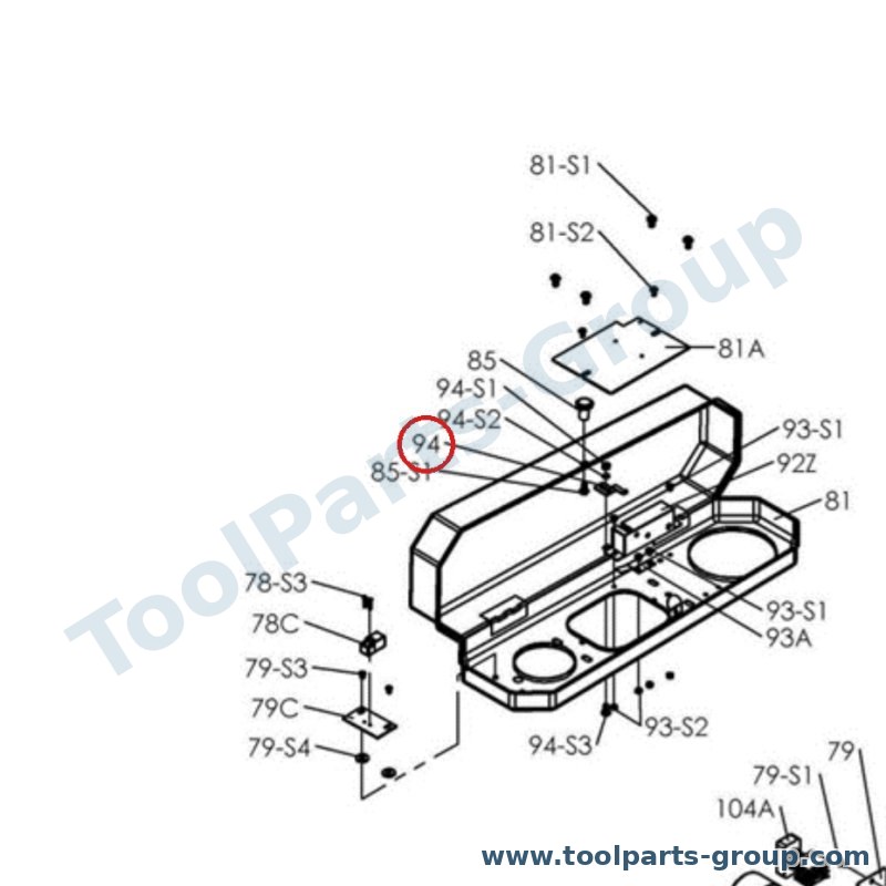 PROMAC PM-378094 – Ersatzteil – Mutter für 378C, 378