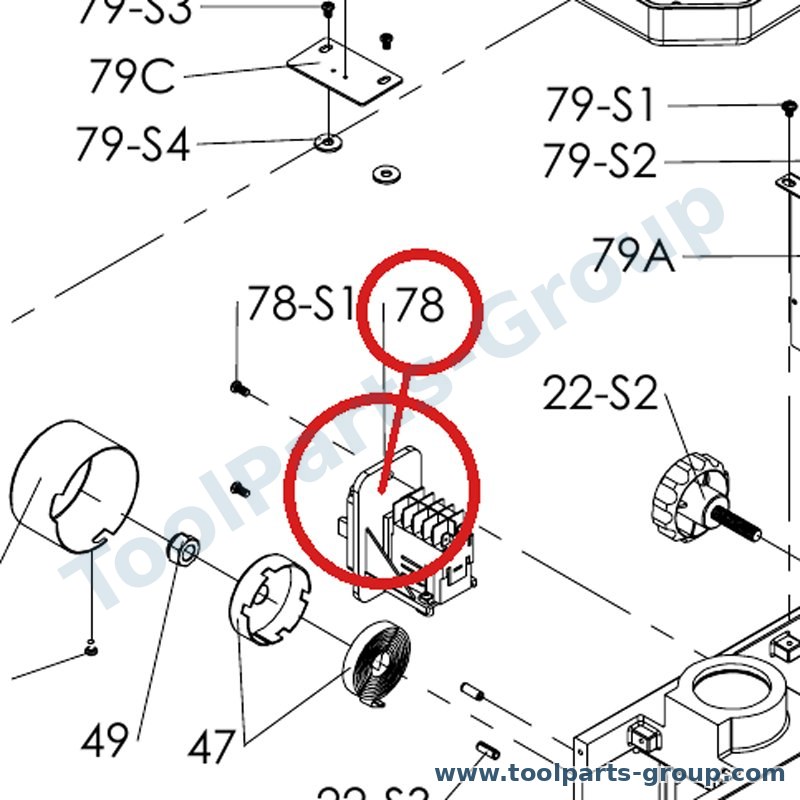 PROMAC PM-378578 – Ersatzteil – Schalter Pos. 78 für 378V, 378