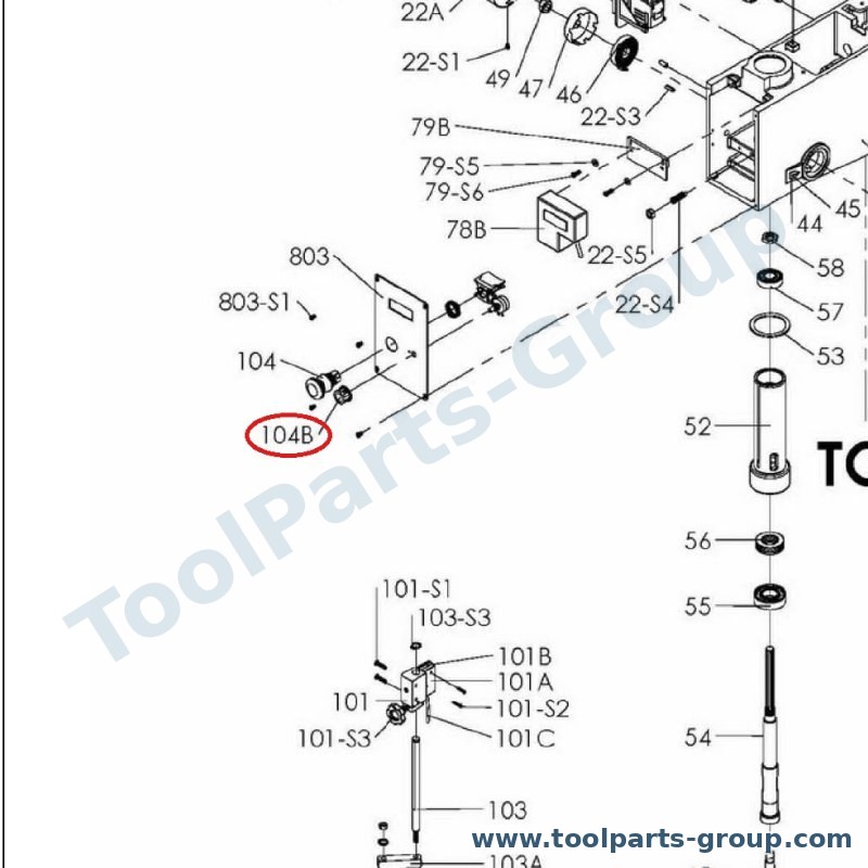 PROMAC PM-378604B – Ersatzteil – RPM Adjust Schalter 378V für 378