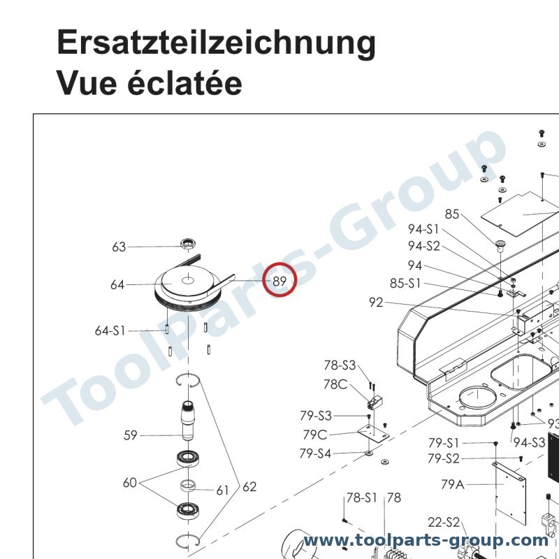 PROMAC PM-378689 – Ersatzteil – Keilriemen Pos. 89 378VA für 378
