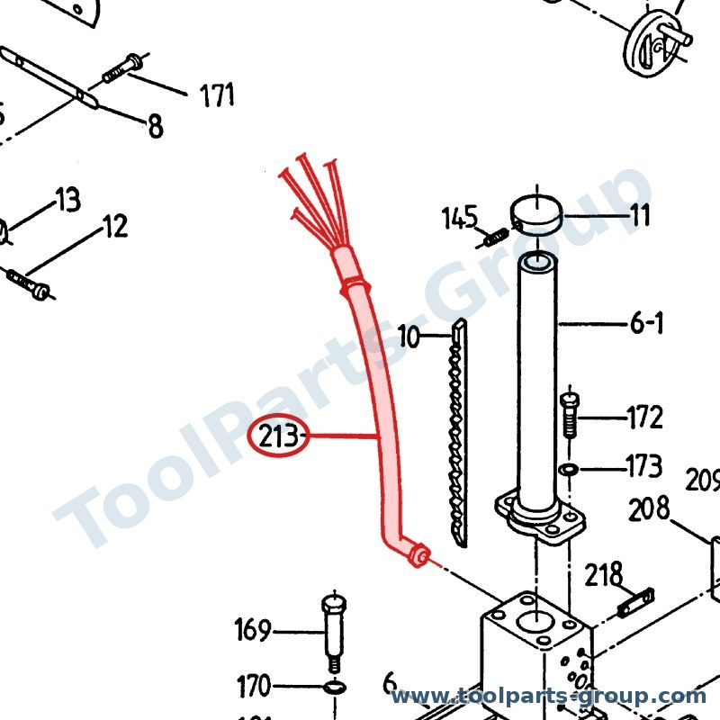 PROMAC PM-3833213 – Ersatzteil – Mikroschalter+ Jacket Pos. 3.213+3.214+3.206 Fx für FX-382C, 382C, FX-382C/383C, 383C