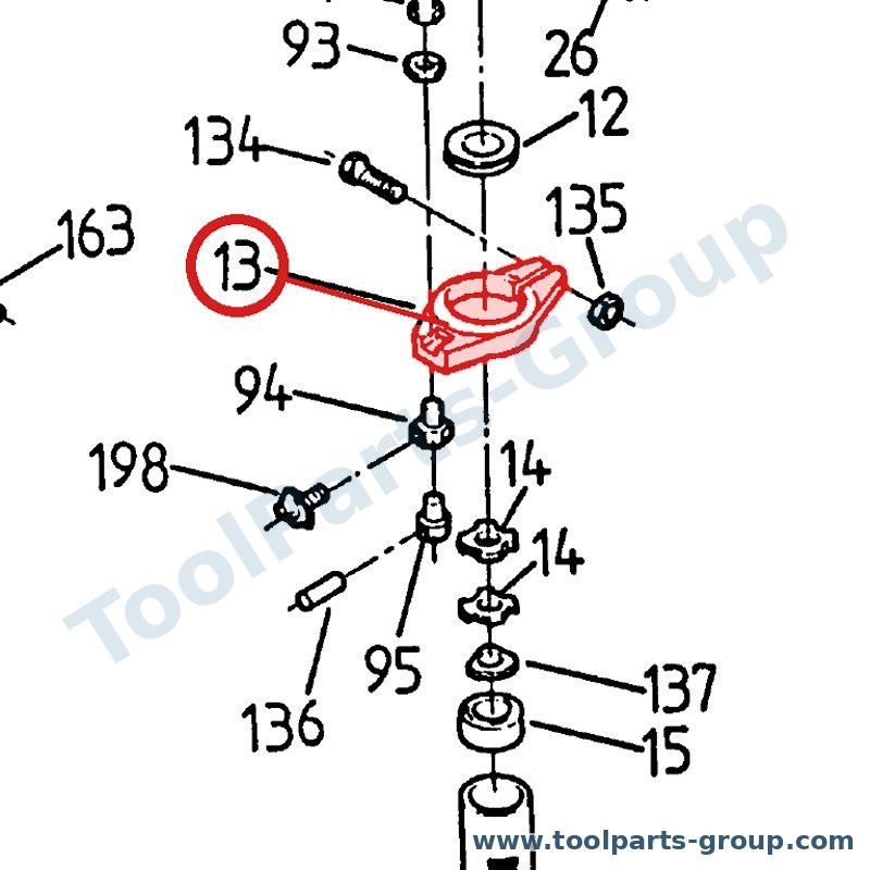 PROMAC PM-383413 – Ersatzteil – Leaf Schraube für FX-382A, 382A